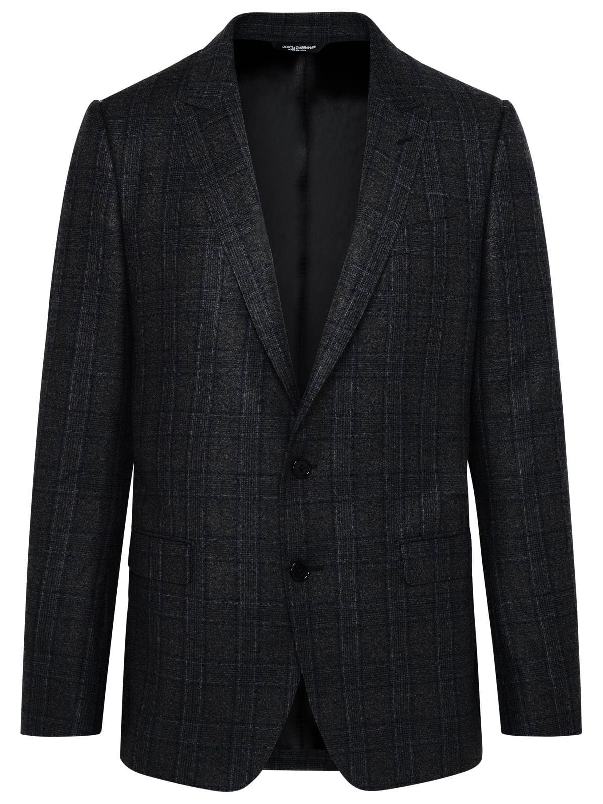 Dolce & Gabbana Blazer In Grey Virgin Wool | Banlieue91