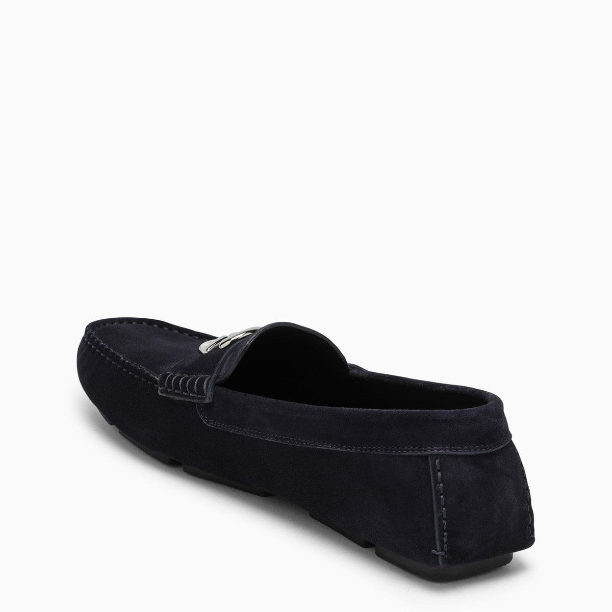 Dolce&Gabbana Blue Suede Loafer With Logo | Banlieue91