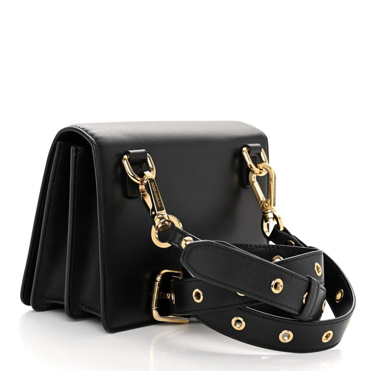Dolce & Gabbana Calfskin 3.5 Crossbody Bag Black | Banlieue91