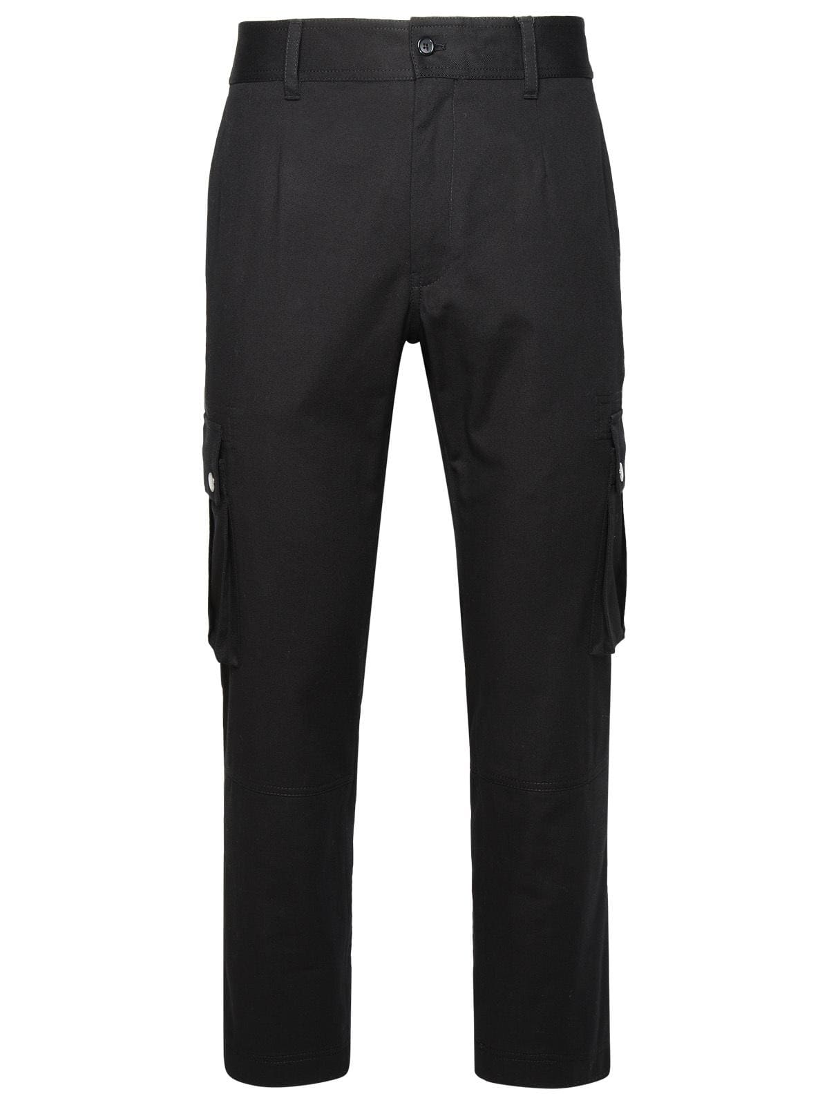 Dolce & Gabbana Cargo Pants In Black Cotton | Banlieue91