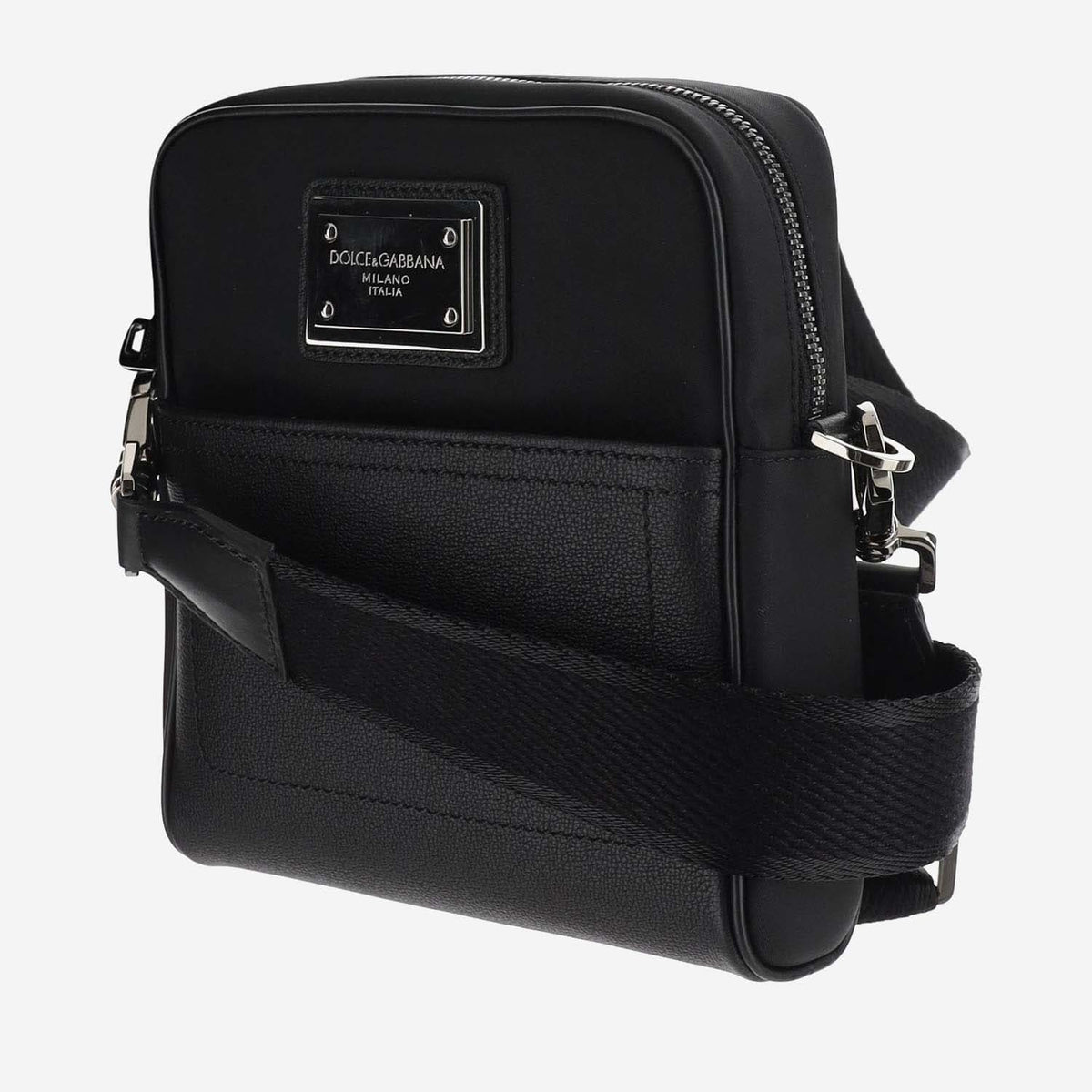 Dolce & Gabbana Garnet Calfskin And Nylon Shoulder Bag | Banlieue91