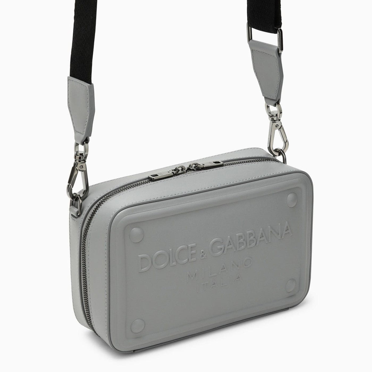 Dolce&Gabbana Grey Calfskin Shoulder Bag | Banlieue91