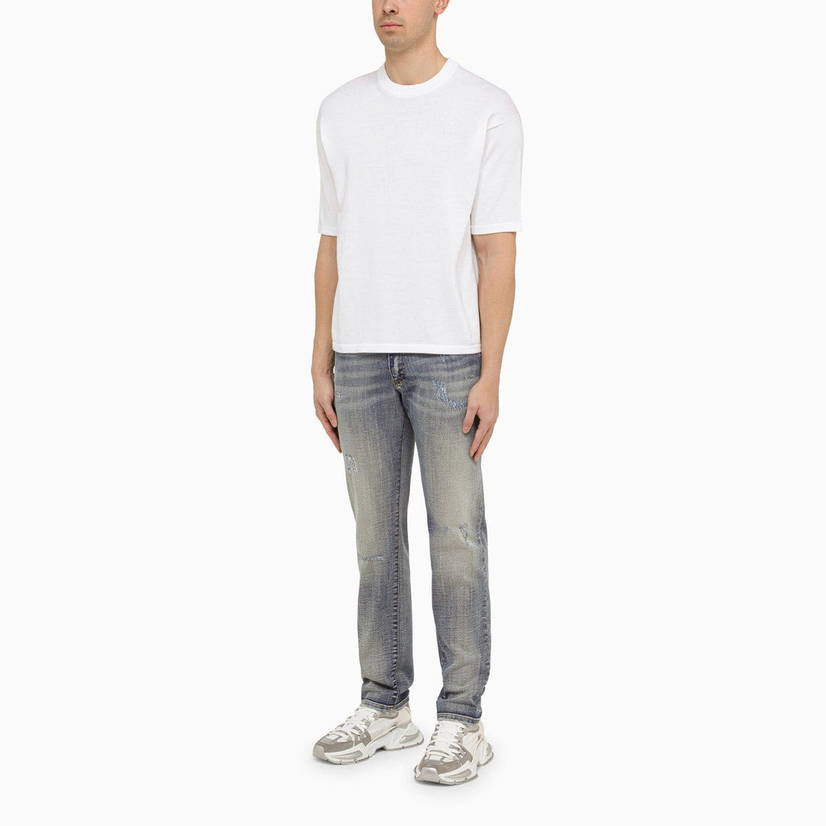 Dolce&Gabbana Light Blue Washed Slim Jeans | Banlieue91