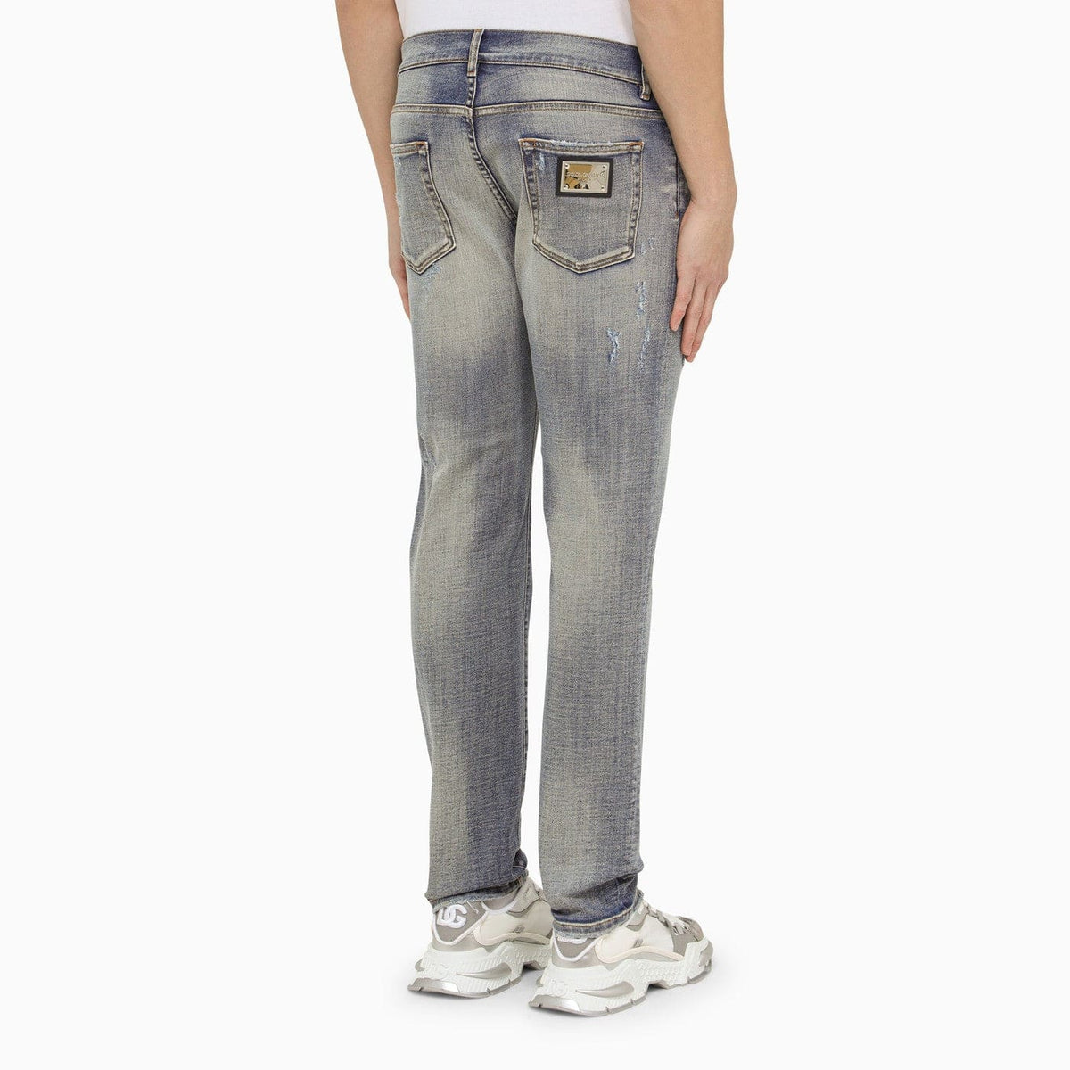 Dolce&Gabbana Light Blue Washed Slim Jeans | Banlieue91