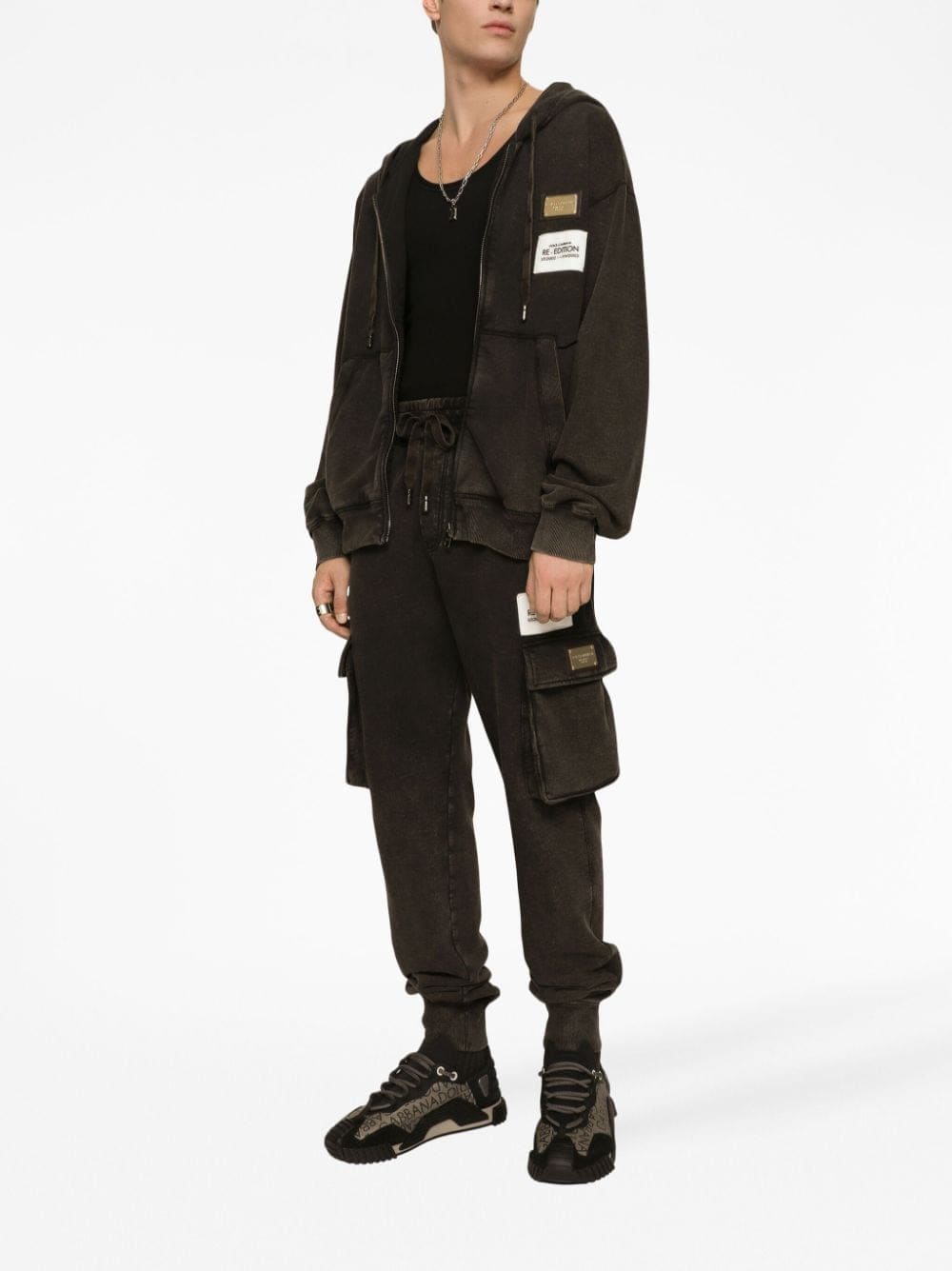 Dolce & Gabbana Logo Cotton Trousers | Banlieue91