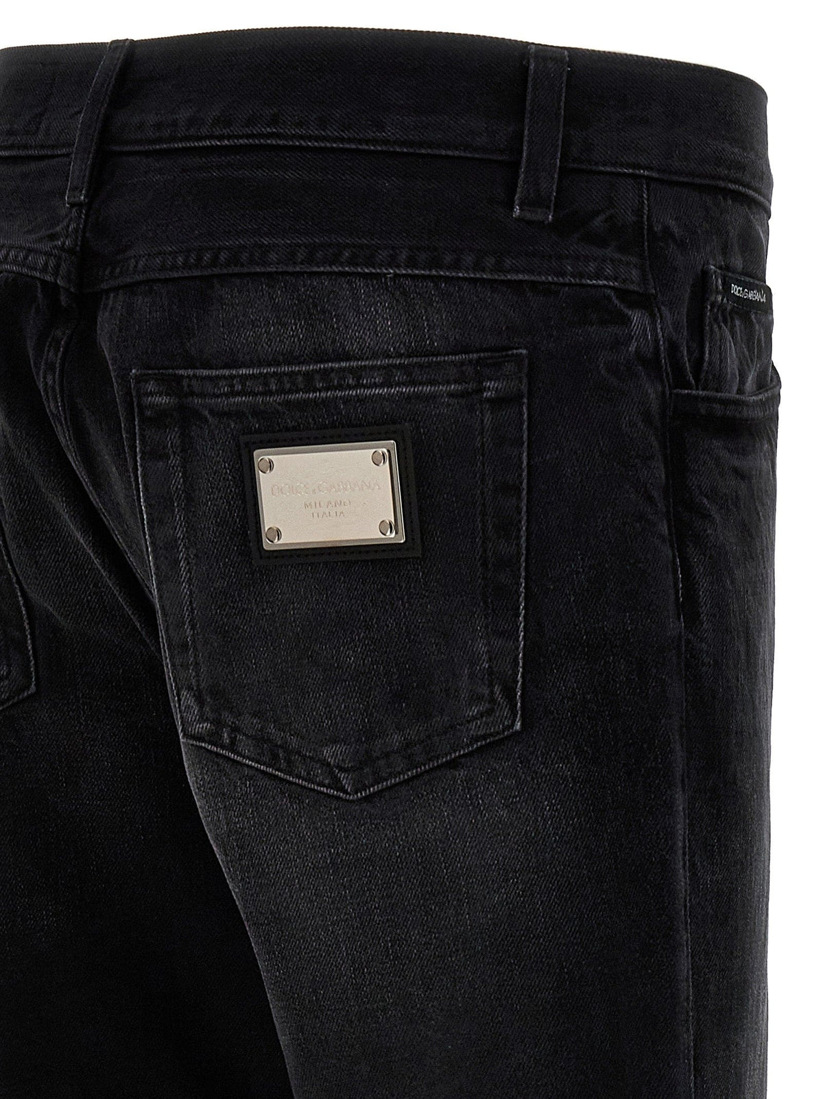 Dolce & Gabbana Logo Plaque Jeans | Banlieue91