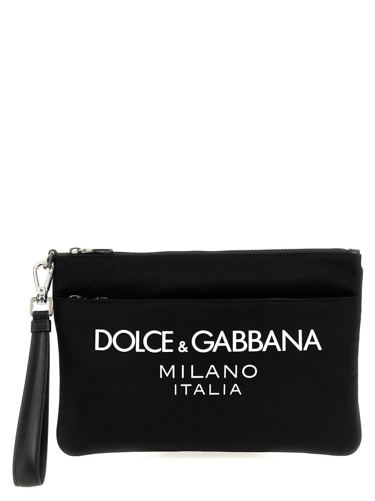 Dolce & Gabbana Logo Print Clutch Bag | Banlieue91