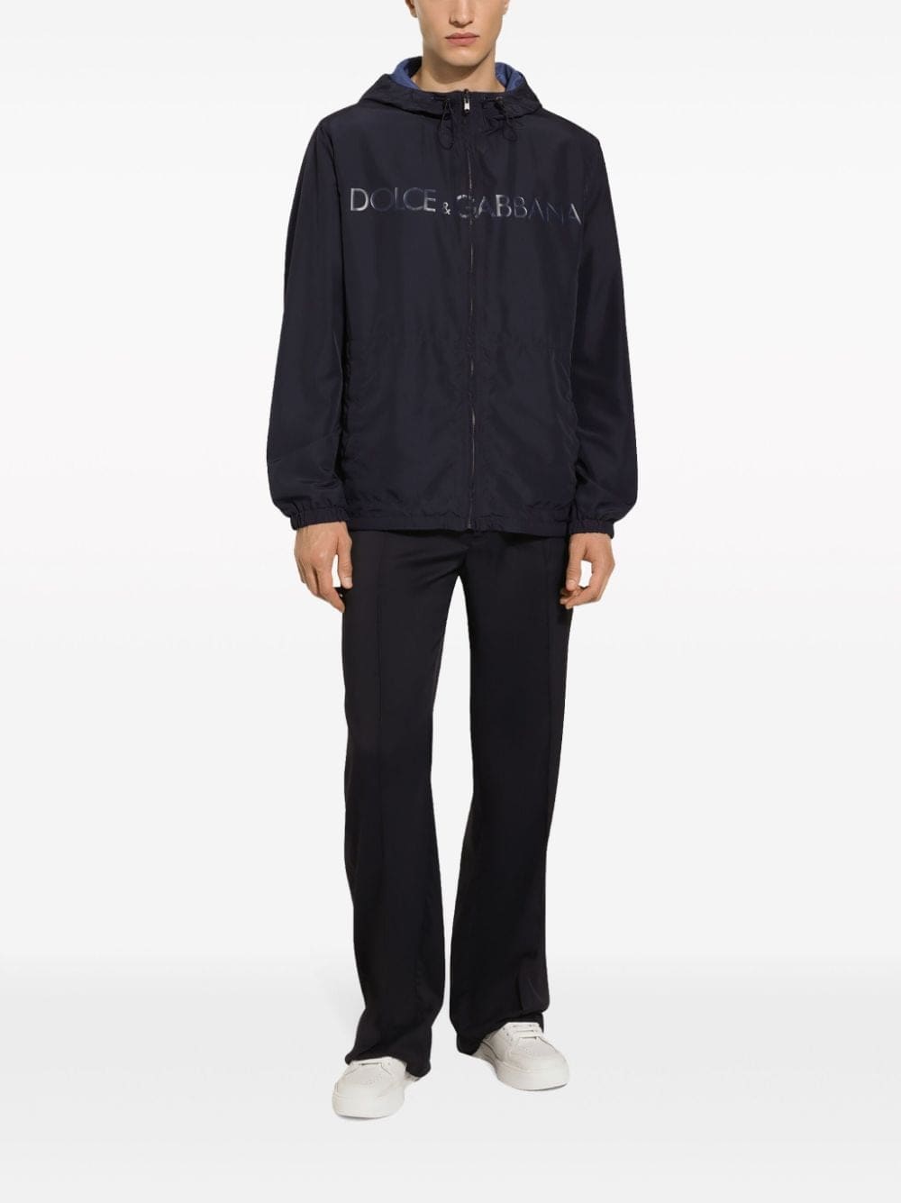 Dolce & Gabbana Logo Reversible Hooded Jacket | Banlieue91