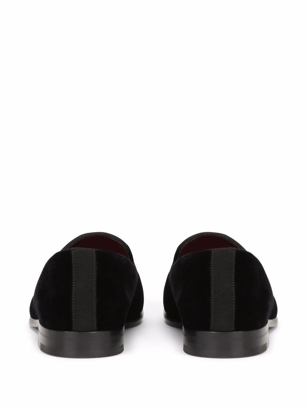 Dolce & Gabbana Logo Velvet Loafers | Banlieue91