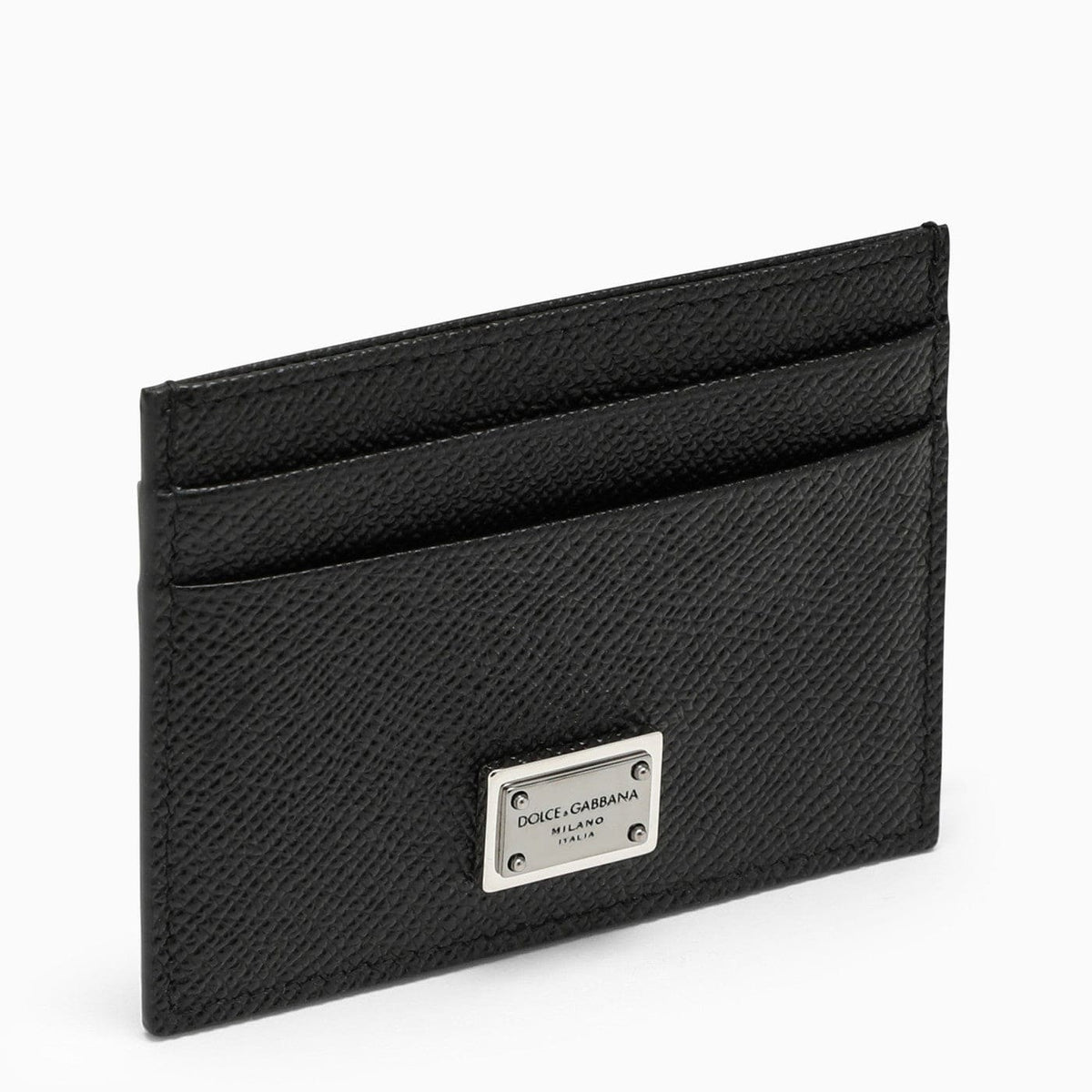 Dolce&Gabbana Logoed Cardholder Black | Banlieue91