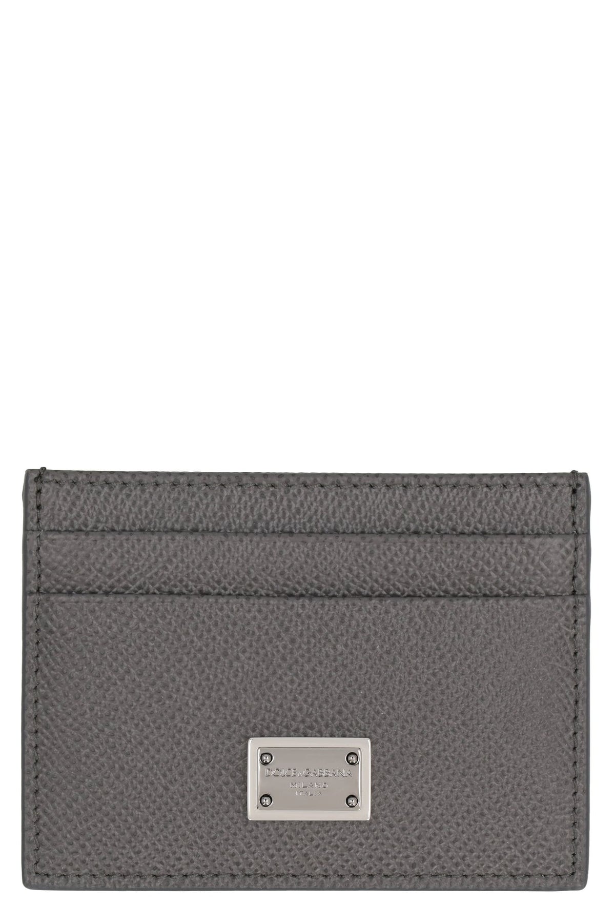 DOLCE & GABBANA Mini Leather Card Holder with Dauphine Print | Banlieue91