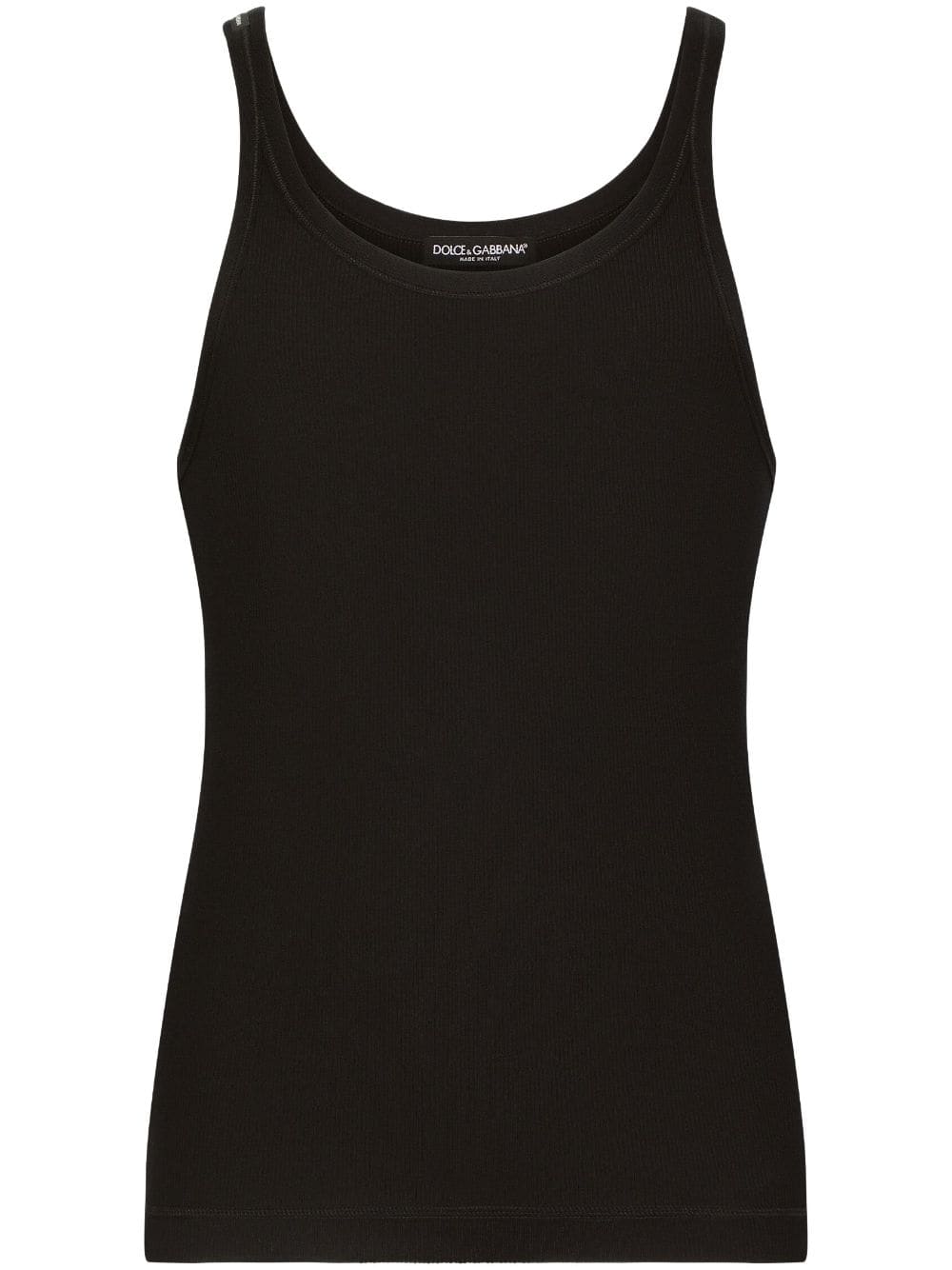 Dolce & Gabbana Ribbed Cotton Tank Top | Banlieue91