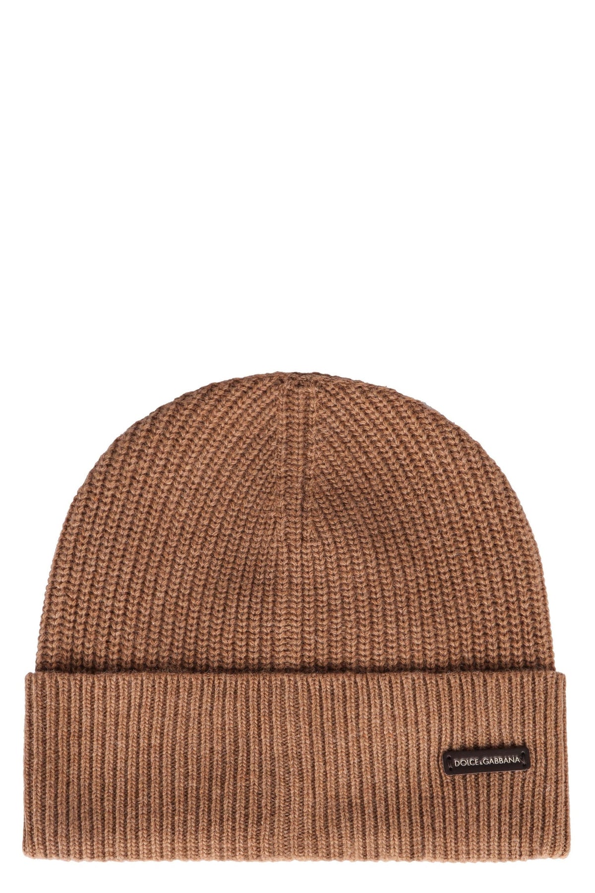 DOLCE & GABBANA Ribbed Knit Beanie with Turn Up Brim for Men | Banlieue91