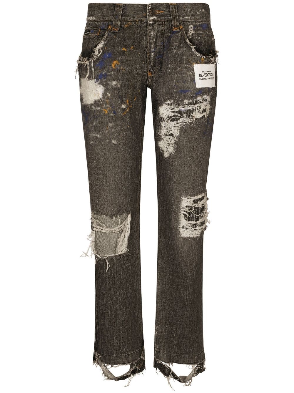 Dolce & Gabbana Ripped Denim Jeans | Banlieue91