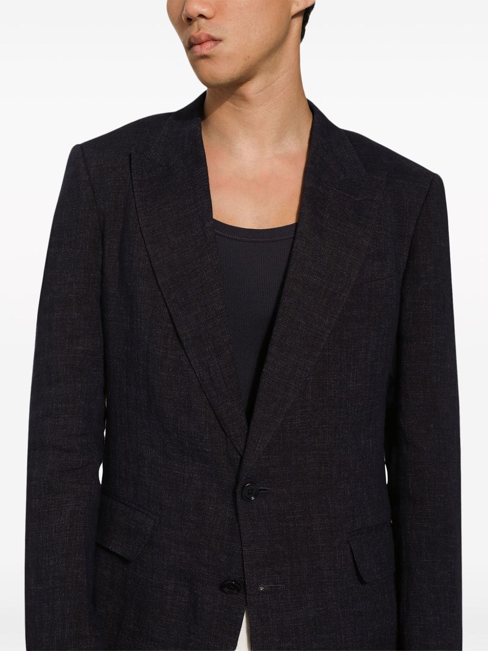 Dolce & Gabbana Sicilia Linen Sngle Breasted Jacket | Banlieue91