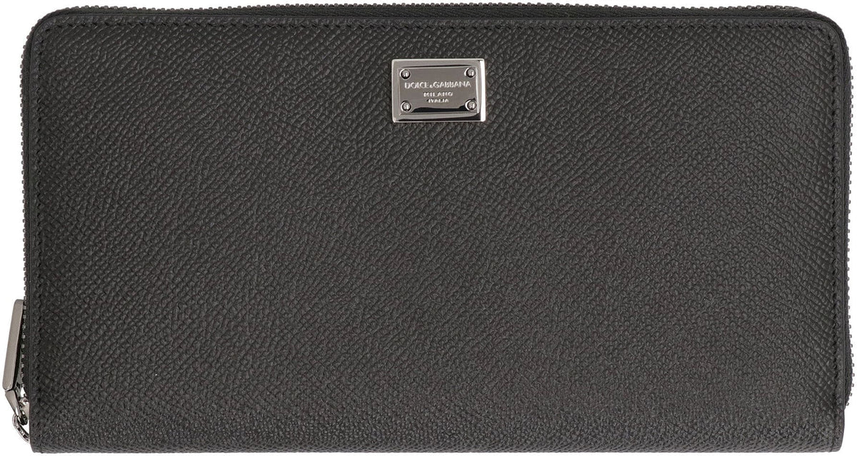 DOLCE & GABBANA Sleek Mini Leather Wallet for Men | Banlieue91