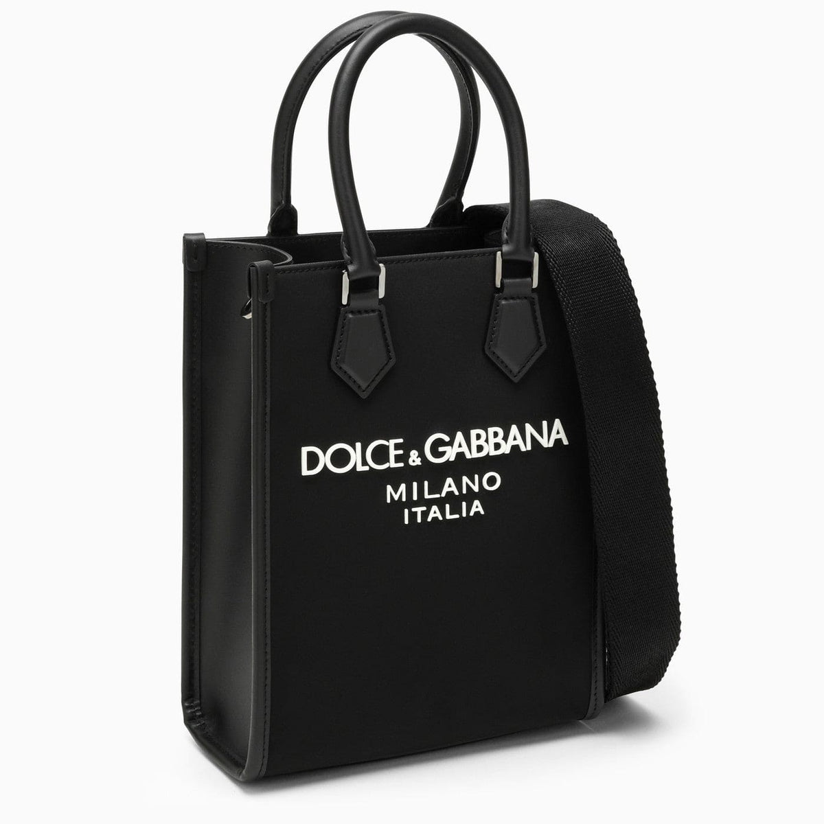Dolce&Gabbana Small Black Nylon Bag With Logo | Banlieue91