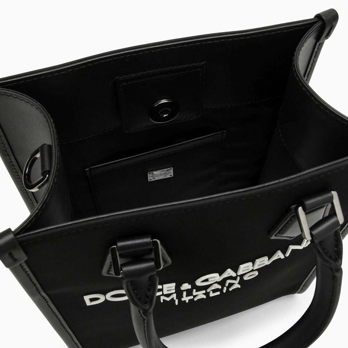Dolce&Gabbana Small Black Nylon Bag With Logo | Banlieue91