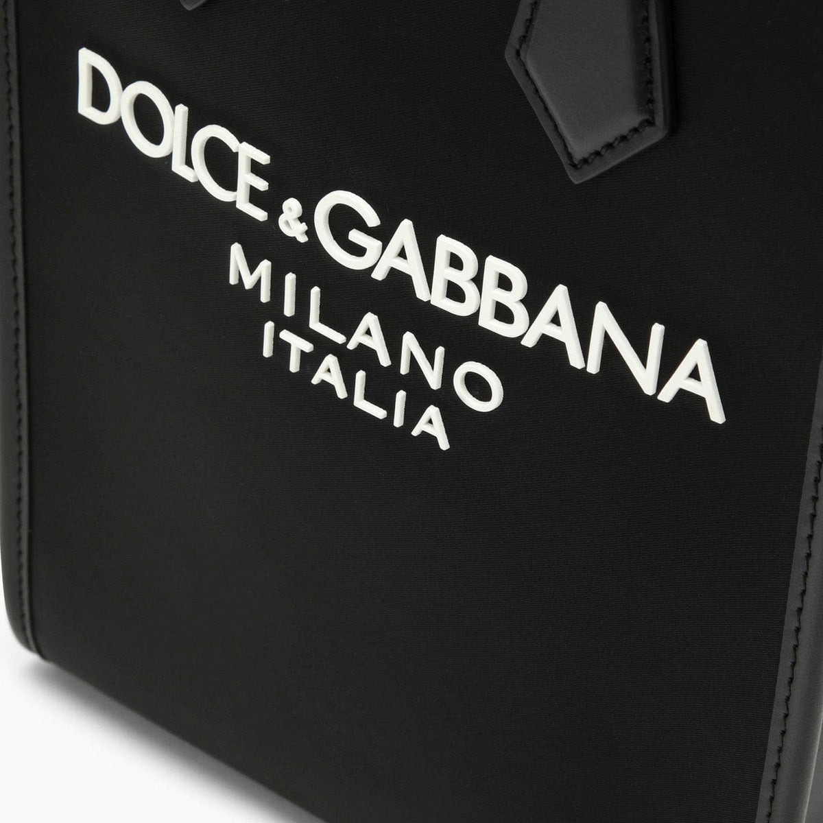 Dolce&Gabbana Small Black Nylon Bag With Logo | Banlieue91