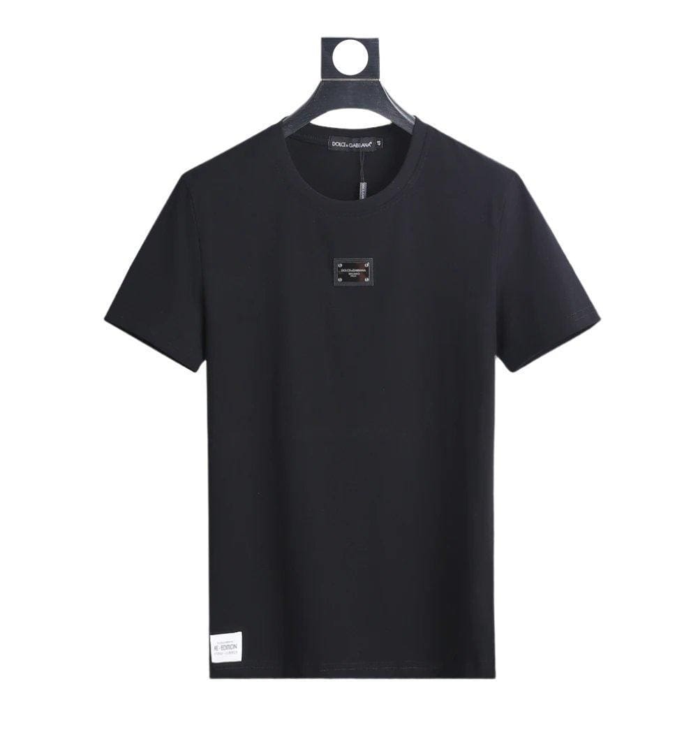 Dolce & Gabbana T-Shirt Without Collar 'Black' | Banlieue91