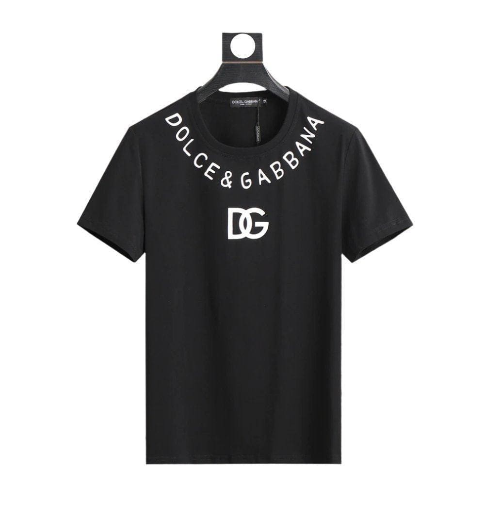 Dolce & Gabbana T-Shirt Without Collar 'Black & White' | Banlieue91