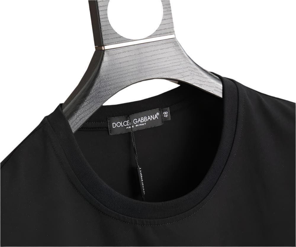 Dolce & Gabbana T-Shirt Without Collar 'Black & White' | Banlieue91