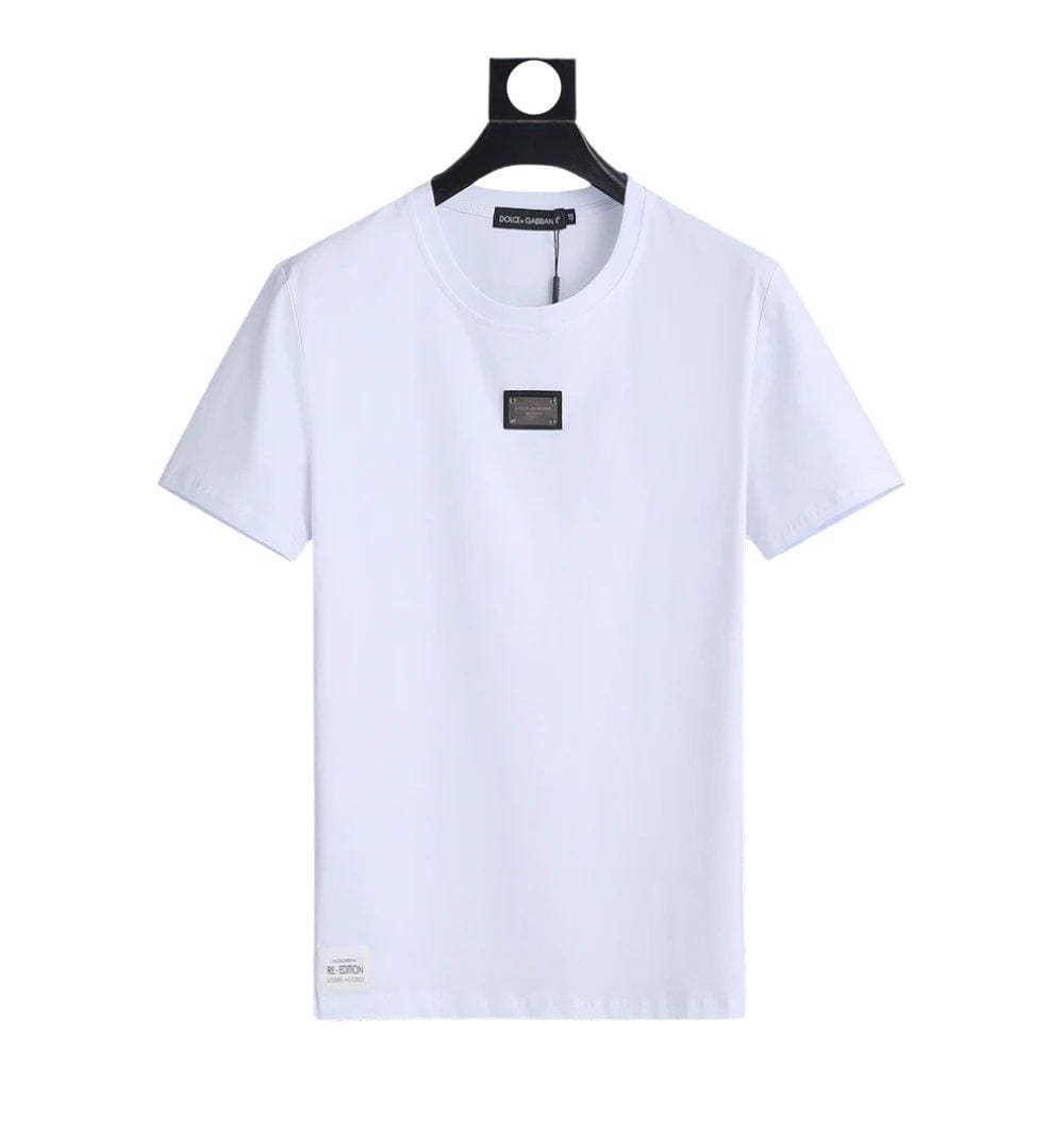 Dolce & Gabbana T-Shirt Without Collar 'White' | Banlieue91