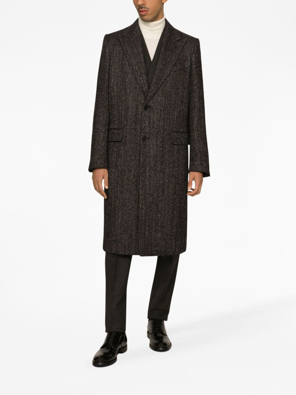 Dolce & Gabbana Wool Single Breasted Coat | Banlieue91