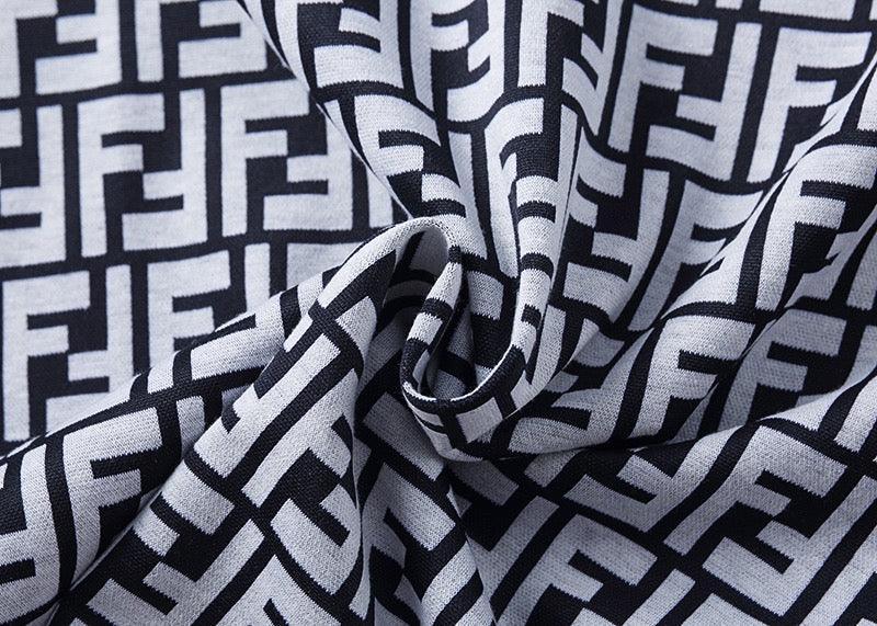 Fendi Navy T-Shirt With Collar - Banlieue91