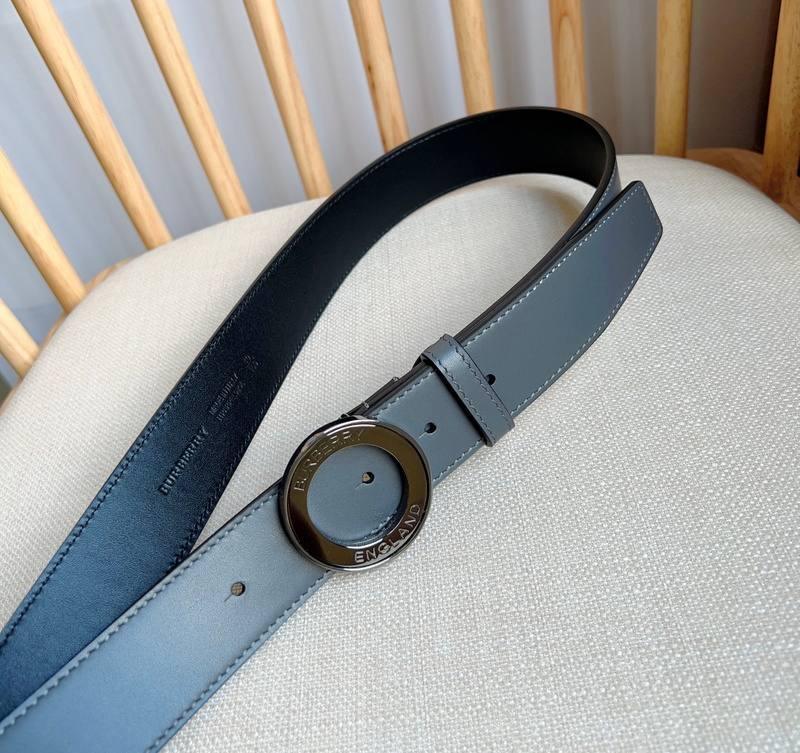 Burberry Leather Vintage Belt 'Grey' - Banlieue91