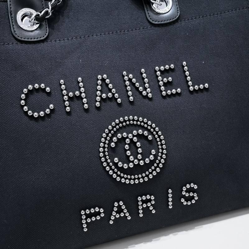 CHANEL MEDIUM BLACK PEARL BAG DEAUVILLE - Banlieue91