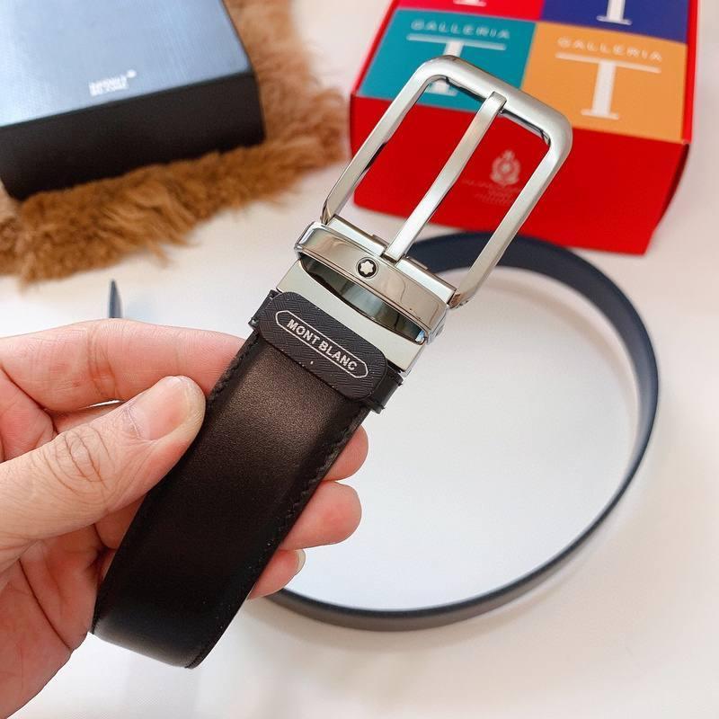 Mont Blanc Men's Belt 'Black' - Banlieue91