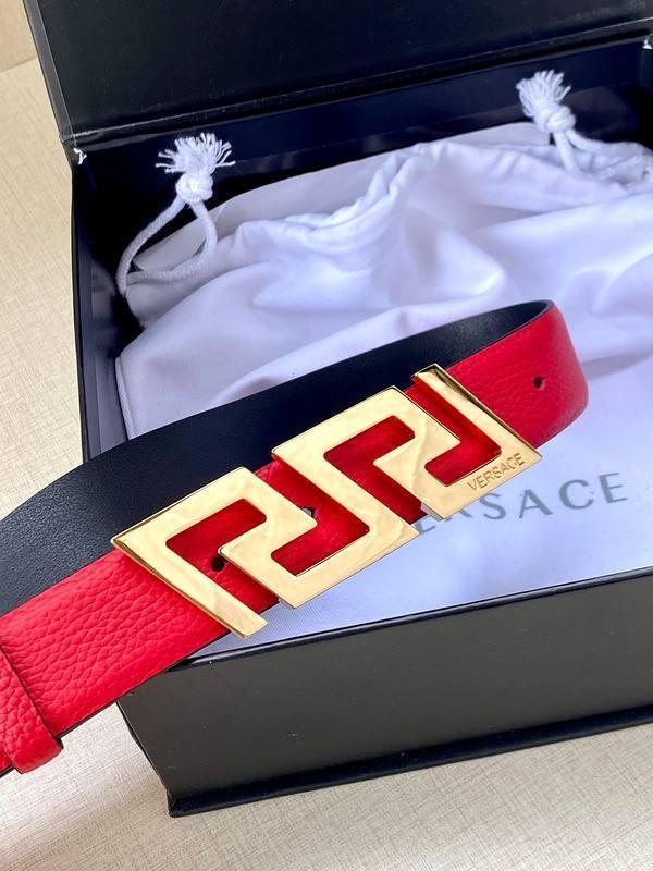 Versace Medusa Belt 'Red' - Banlieue91