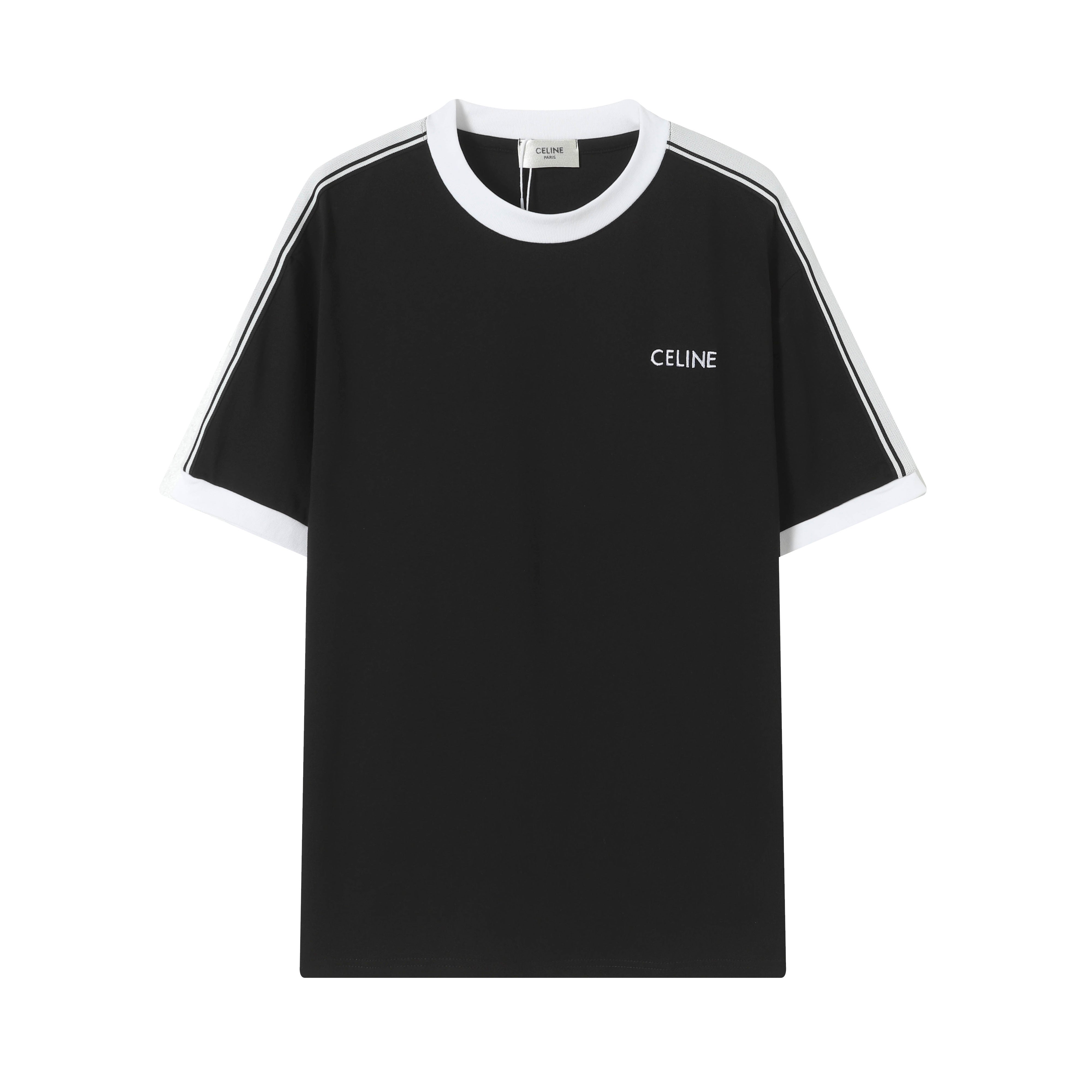 CELINE PARIS loose t-shirt in cotton jersey - Banlieue91 -