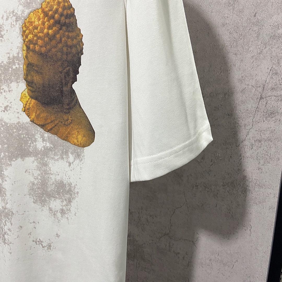 Balenciaga Cream T-Shirt Without Collar - Banlieue91