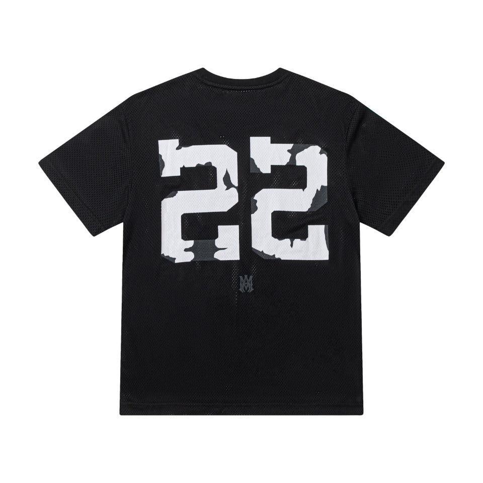 Amiri 22 Black T-Shirt Without Collar - Banlieue91
