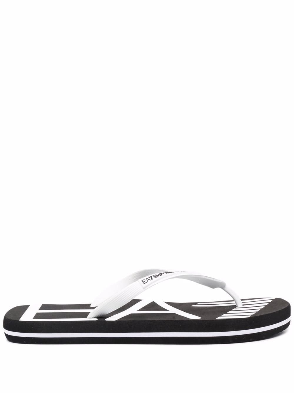 Ea7 Logo Flip Flops | Banlieue91