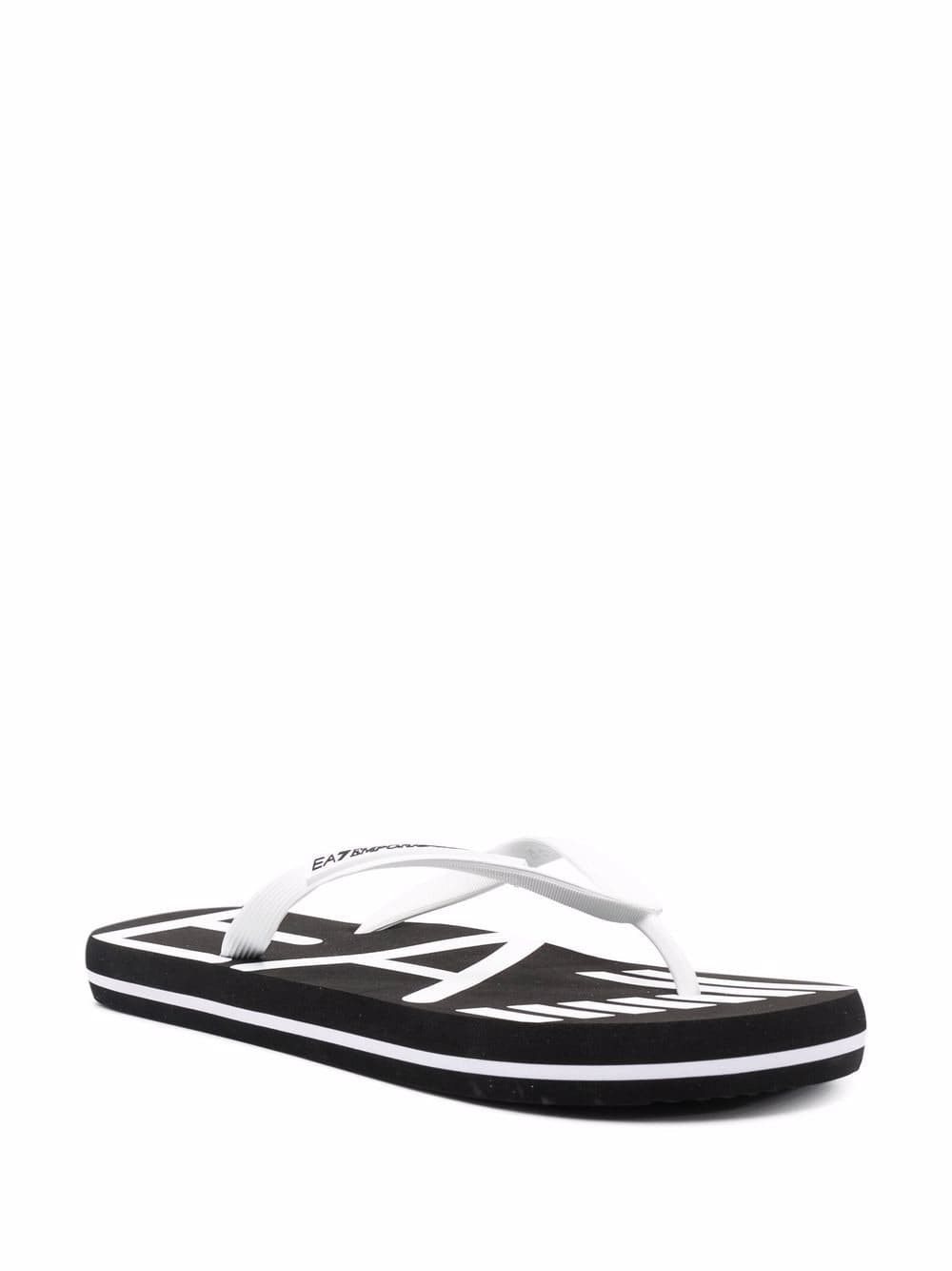 Ea7 Logo Flip Flops | Banlieue91