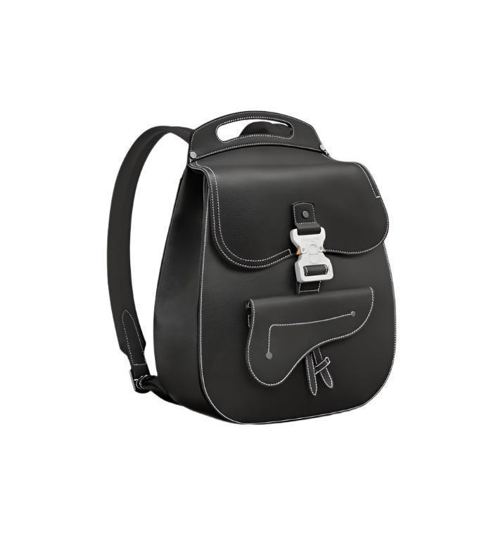 Dior Gallop Sling Bag Black Grained Calfskin - Banlieue91