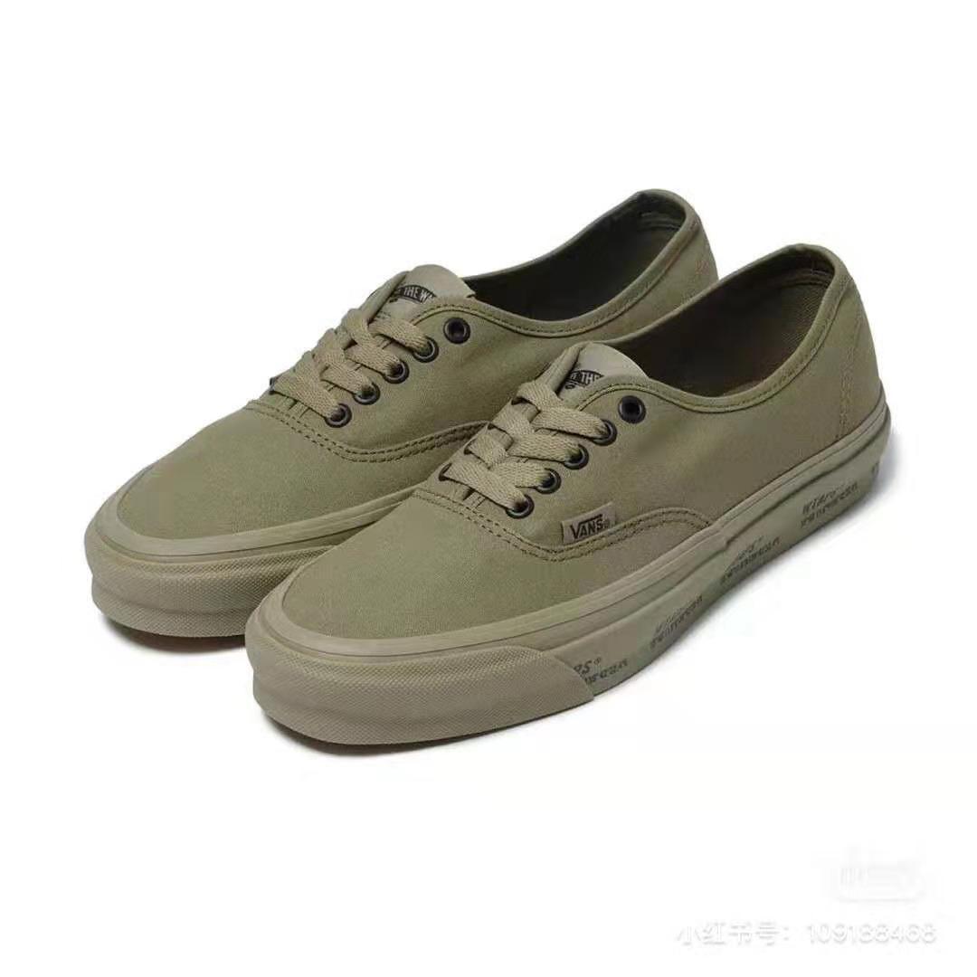 Vans Vault OG Authentic OG LX WTAPS Olive Drab - Banlieue91 -