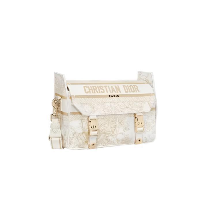 Christian Dior Canvas Diorcamp Messenger in White Gold - Banlieue91