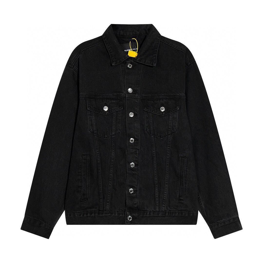 Balenciaga embossed paper denim jacket - Banlieue91