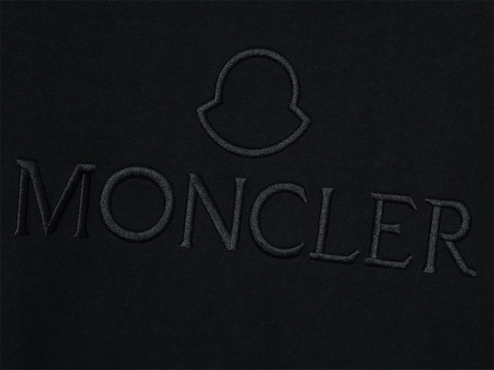 Moncler T-Shirt Without Collar 'Black' - Banlieue91