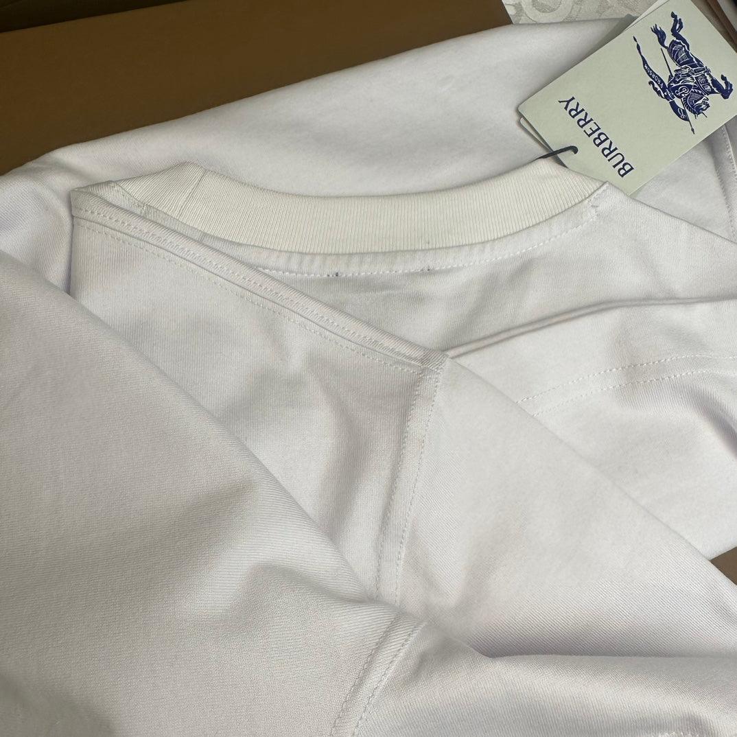 Burberry T-Shirt Without Collar 'White' - Banlieue91