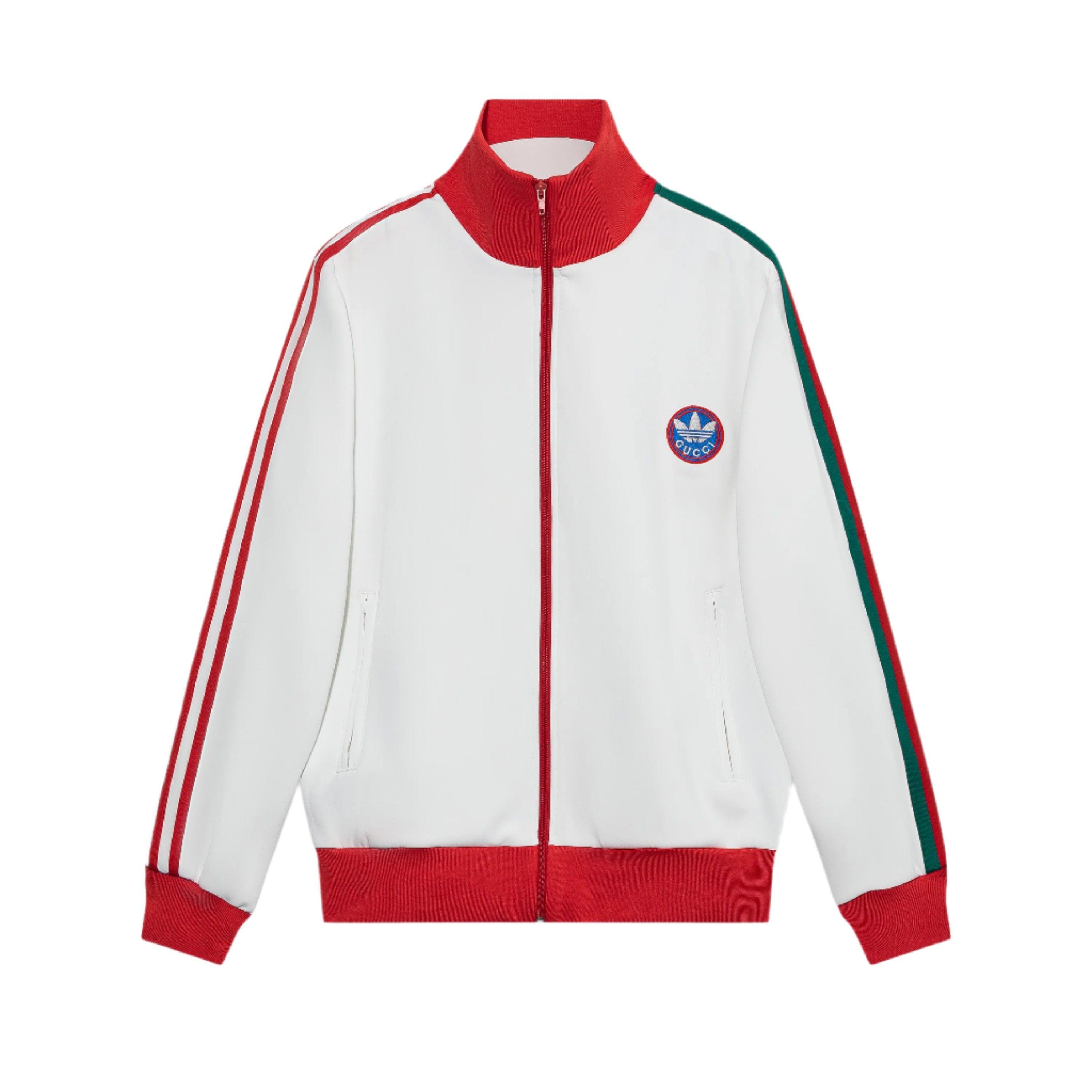 Gucci x adidas Cotton Jersey Jacket White - Banlieue91