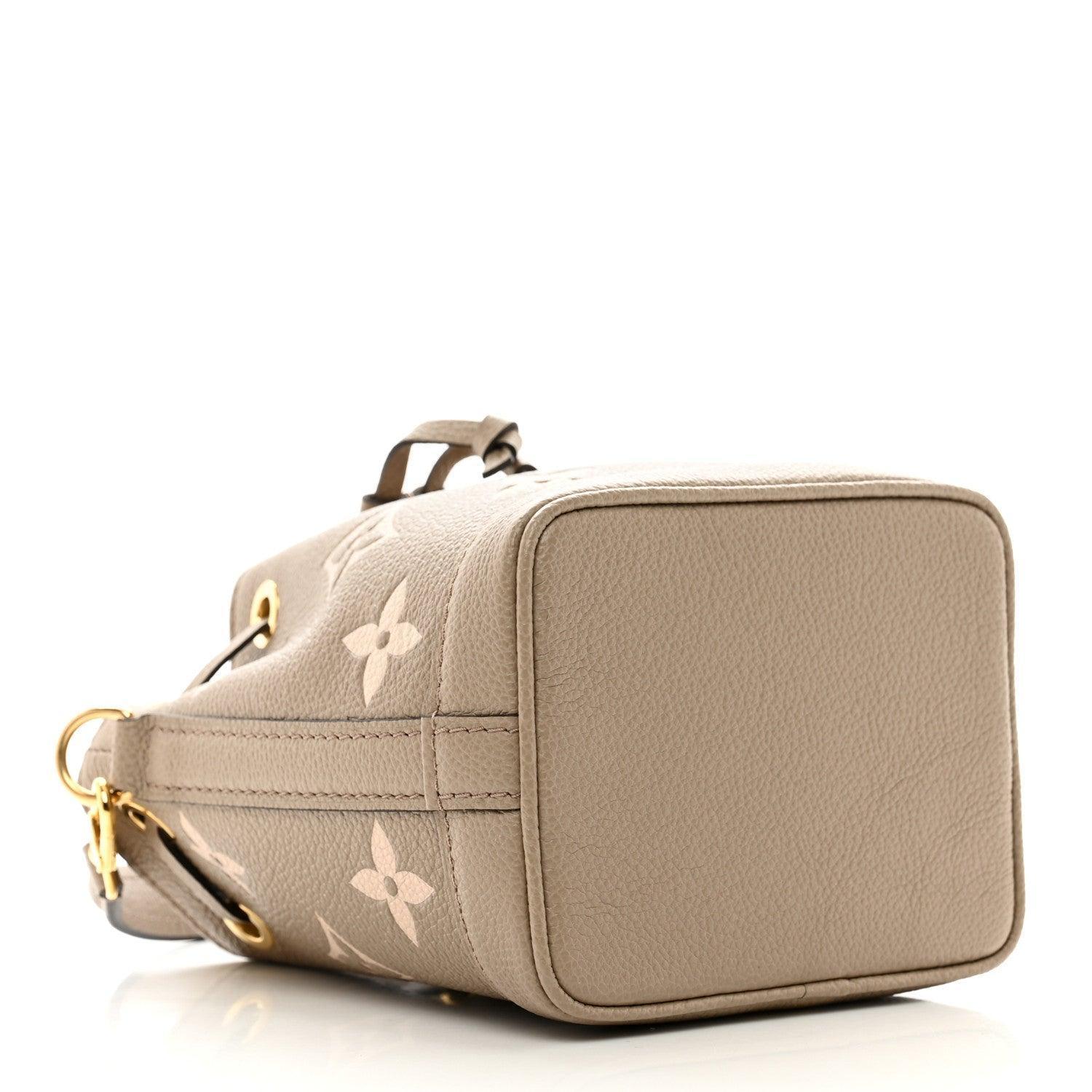 Louis Vuitton Empreinte Monogram Giant Nano Noe Tourterelle Creme - Banlieue91