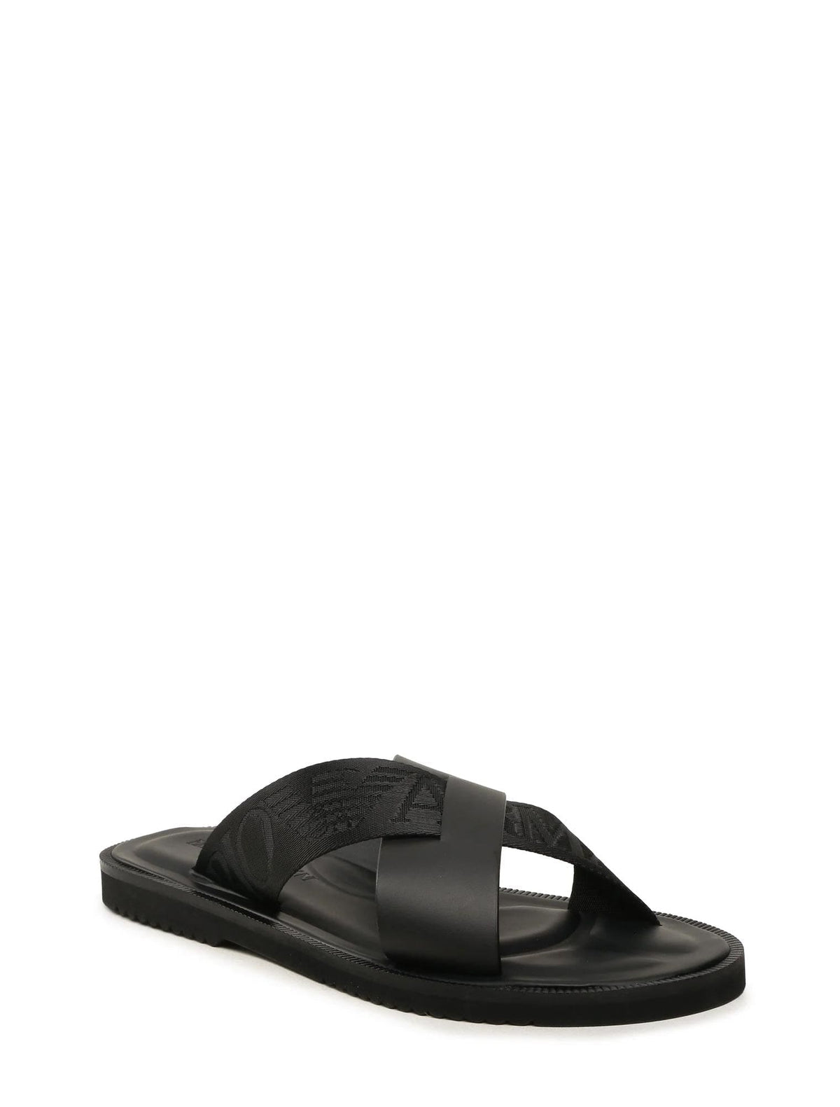 Emporio Armani Sandals Black | Banlieue91