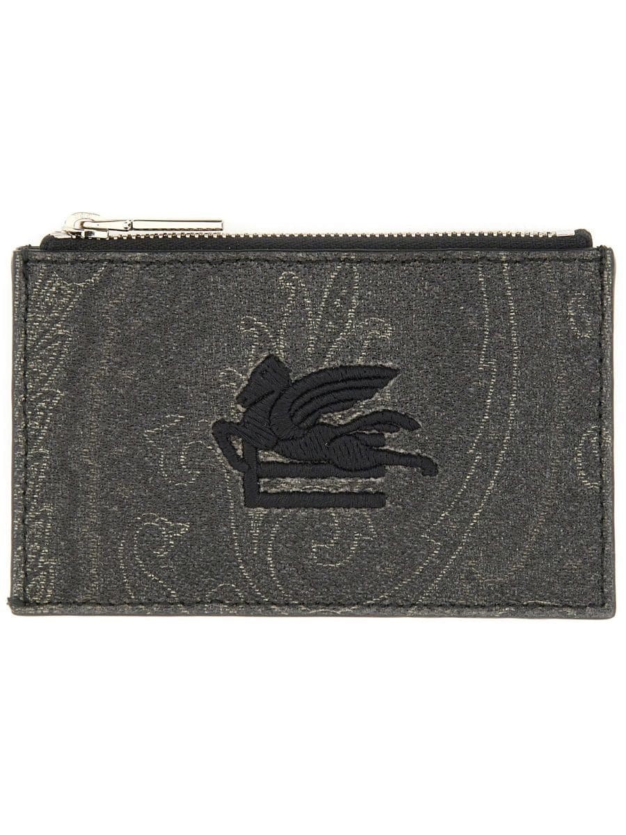 ETRO Mini Cotton-Polyester Wallet for Men - FW25 Collection | Banlieue91