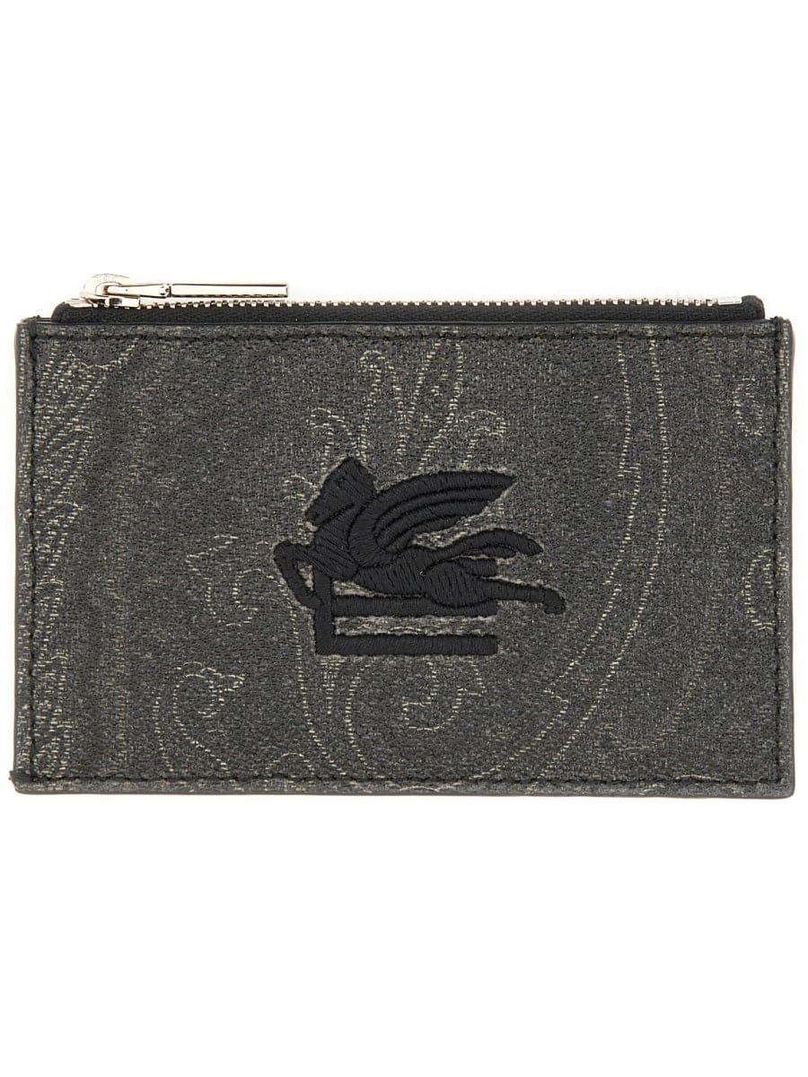 ETRO Mini Cotton-Polyester Wallet for Men - FW25 Collection | Banlieue91
