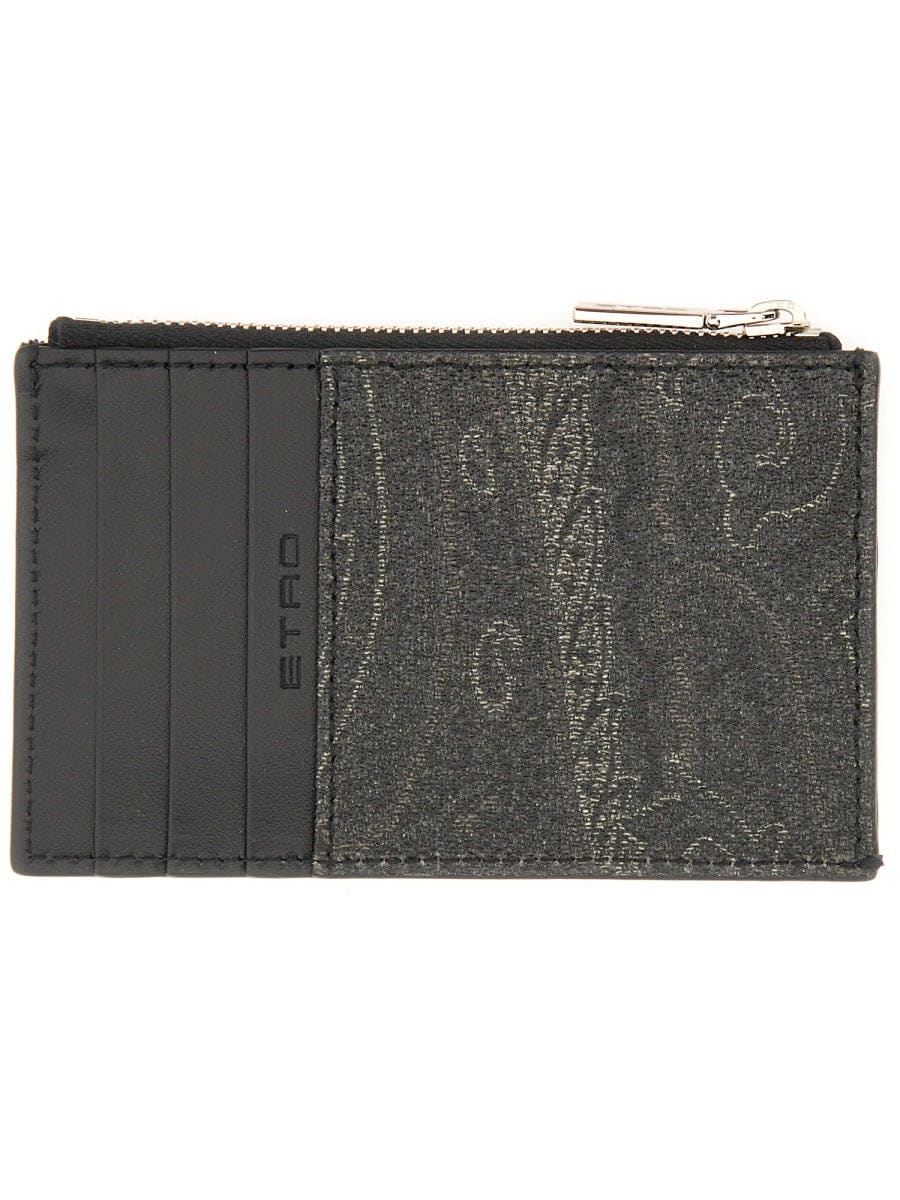 ETRO Mini Cotton-Polyester Wallet for Men - FW25 Collection | Banlieue91